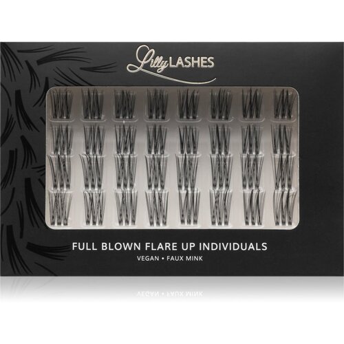 Lilly Lashes Individual Flares umetne trepalnice odtenek Full Blown Flare Up 32 kos Cene