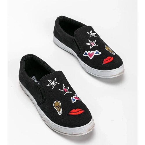 D/CEO Black slip on Anais Cene