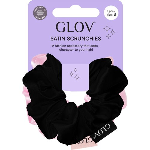 Glov Scrunchies 2 Pack S - Pink/Black Slike