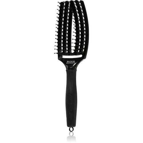 Olivia Garden Fingerbrush Midnight Desert ravna četka odst&amp;iacute;n Onyx 27 cm Slike