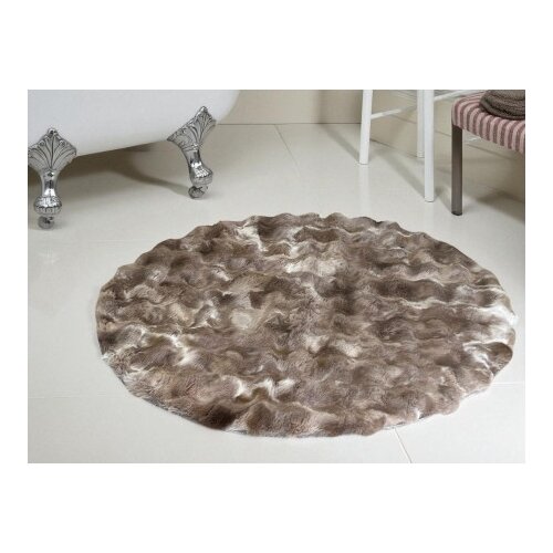  Okrugla Prostirka za kupatilo fi 100cm Braon mix boja ( VLK000198-braaonmixboja ) Slike