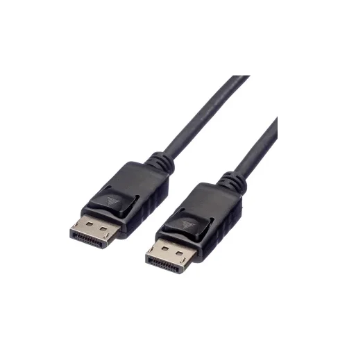 Roline DisplayPort priključni kabel 7.50 m 11.04.5765 sa zaštitom crna [1x muški konektor displayport - 1x muški konekto