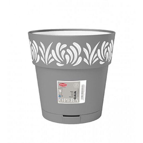STEFANPLAST Saksija 20x19cm Gaia 88401 siva Slike