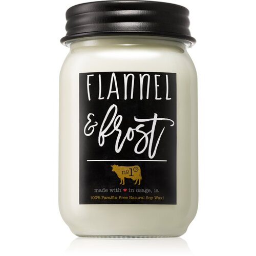 Milkhouse Candle Co. Farmhouse Flannel & Frost mirisna svijeća Mason Jar 368 g Cijene
