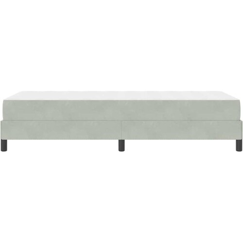  s opruga kutije Svijetlo siva 100 x 210 cm tkanina Slike