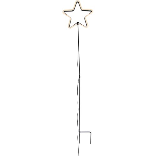 LUCA LIGHTING Božični neonski reflektor za tla rumena zvezda vklj. LED s časovnikom IP44 - Fura Cene
