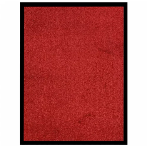 vidaXL Otirač crveni 60 x 80 cm