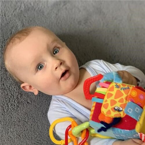 Baby Mix edukativna pli&amp;scaron;ana kocka Slike