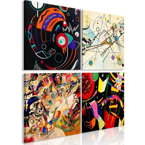  Slika - Colours Dance (4 Parts) 90x90 Slike