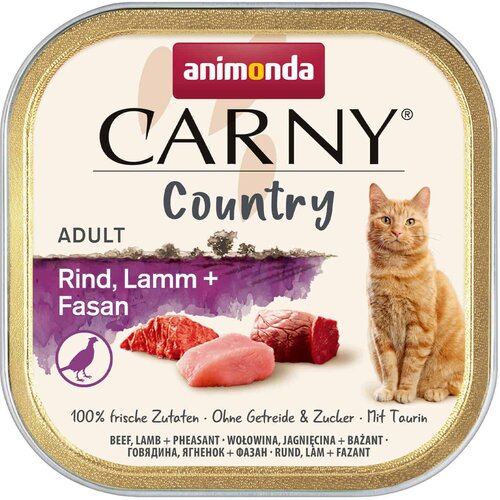 Animonda carny country cat adult govedina, jagnjetina i fazan - 100 g Slike