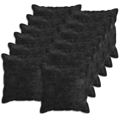  Presvlaka za jastuk 12 kom. HOUTEN Antracit 40 x 40 cm - Antracit 40 x 40 cm 12 Slike