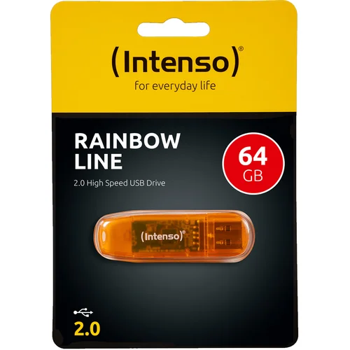  FLASH DISK 64GB HI-SPEED 2.0 RAINBOW-INTENSO