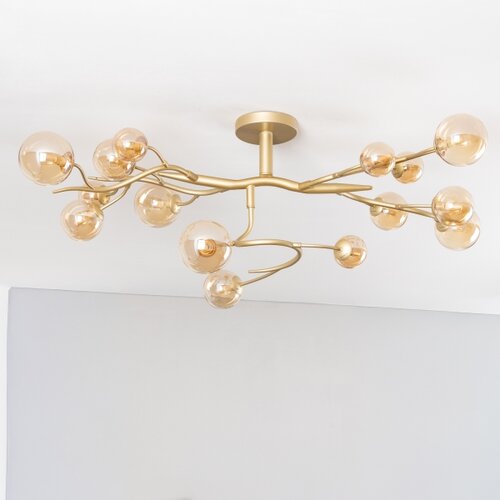  Brilagi - LED plafonski luster MISTEL 15xG9/3W/230V zlatni Slike