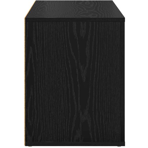 Polica za cipele Crni hrast 75 x 35 x 45 cm Konstruirano drvo Slike