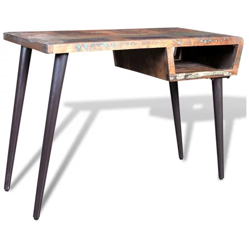  Pisalna miza predelan les z železnimi nogami