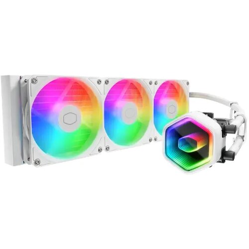 Cooler Master masterliquid 360 core II argb vodeno hlađenje belo (MLW-D36M-A18PA-RW) Slike