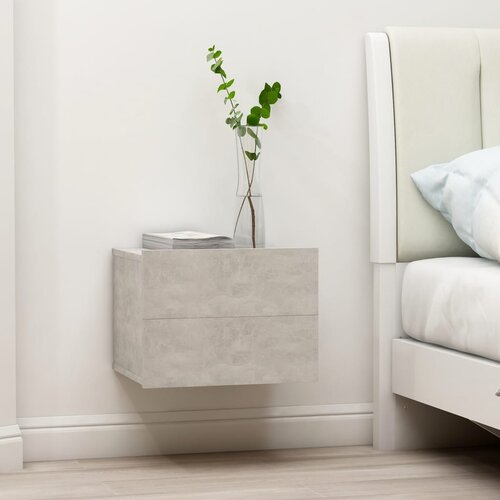 VidaXL Nočne omarice 2 kosa betonsko sive 40x30x30 cm iverna plo&amp;scaron;ča Slike