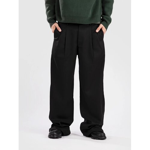 Prohibited Heritage Pleated Hlace black Slike