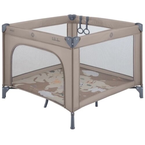 Kikka Boo ogradica za bebe Enjoy Asia Beige Slike