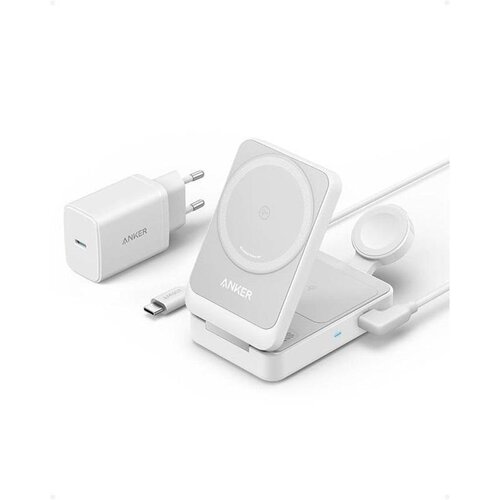 Anker MagGo Wireless Charging Station 15w, 3 in 1 Cene