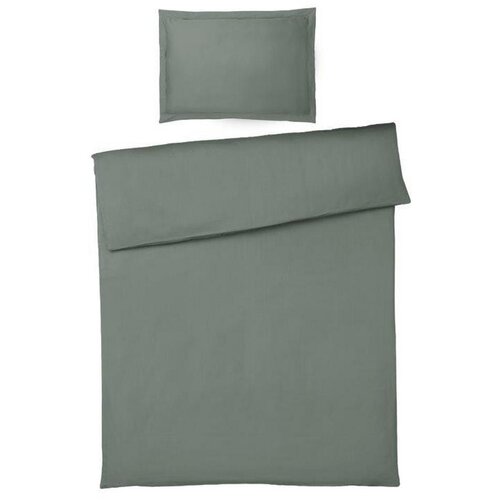 Dieter Knoll POSTELJNINA 240/220 cm saten smaragdno zelena Slike