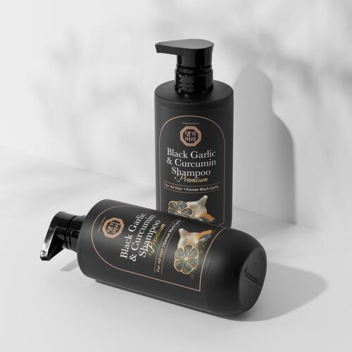 DAENG GI MEO RI Black Garlic &amp;amp; Curcumin Shampoo globinsko regeneracijski &amp;scaron;ampon za okrepitev in rast las 500 ml Slike