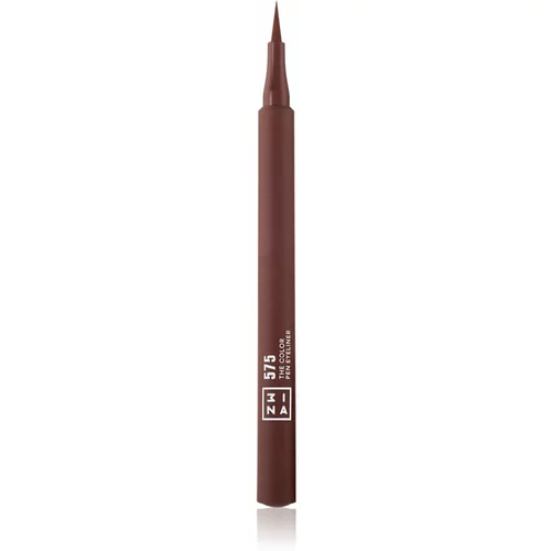3INA The Color Pen Eyeliner tuš za oči nijansa 575 - Brown 1 ml