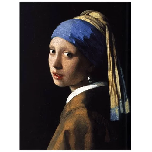 Fedkolor reprodukcija slike johannes vermeer - girl with a pearl earring, 70 x 50 cm