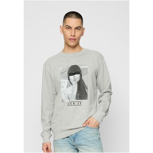 Mister Tee Men&amp;#039;s sweatshirt Fuck It 2.0 Crewneck gray Slike