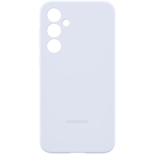 Originalna silikonska futrola za Galaxy A55 Svetloplava Slike
