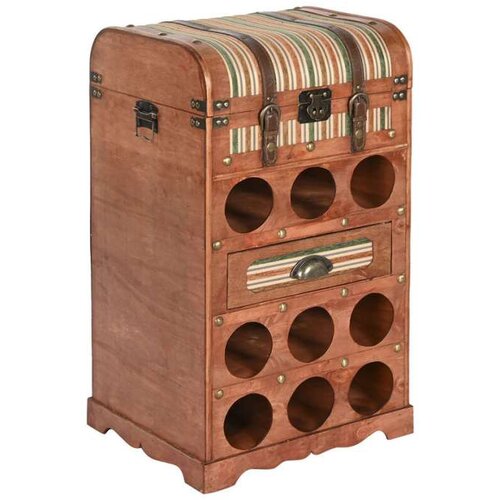  Stalak za boce Home ESPRIT Smeđa Topolovina 40 x 35 5 x 71 cm Slike