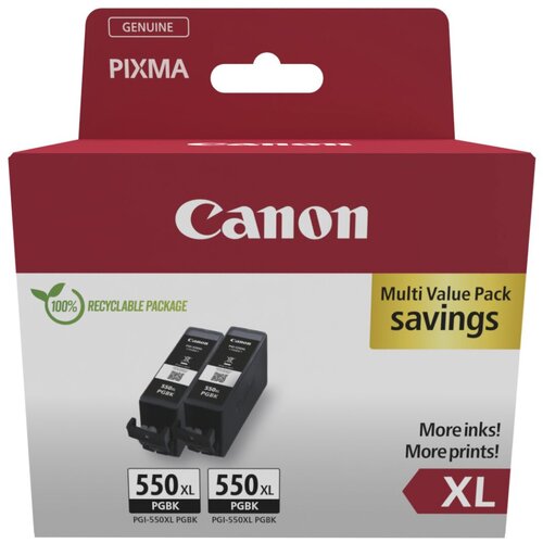 Canon PGI-550 XL PGBK black Twin Pack Slike
