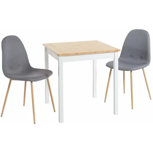 Bonami Essentials Set blagovaonskog stola Sydney i dvije blagovaonske stolice Lissa -