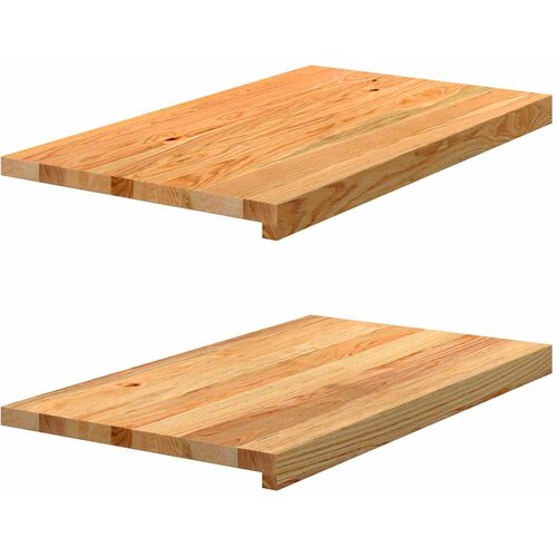  Prozorske klupice 2 kom svijetlosmeđe 70x40x2 cm masivne hrast Cene