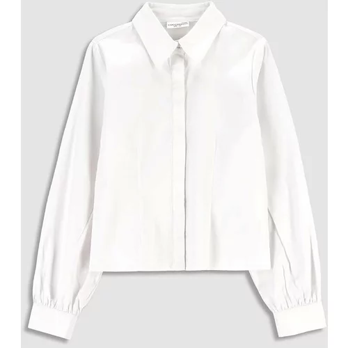 Coccodrillo Dječja pamučna košulja boja: bijela
