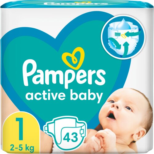 Pampers Pelene Active Baby sa 3 upijajuća kanala Slike