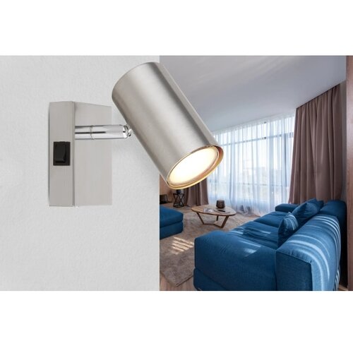 Globo 57911-1 - zidno reflektorsko svetlo robby 1xGU10/25W/230V mat hrom Slike