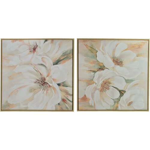 Mondex Komplet stenskih slik Prima INGA Komplet 60x60 cm bela 2 kosa, (5000212366) Cene