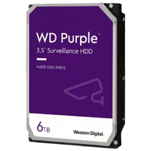 Western Digital HDD 6TB SATA3 256MB PurpleIntellipower Cijene