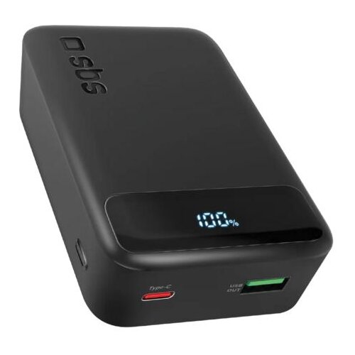 Sbs Prenosna baterija 20000mAh 20W LCD črne barve, (5000265634) Cene