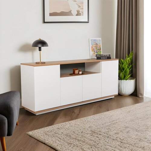 Hanah home konzolni sto Arista, 180x75x44.5 cm, Beli Cene