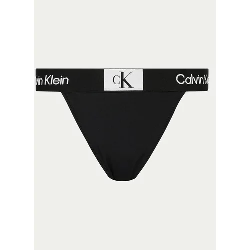 Calvin Klein Swimwear Spodnji del bikini KW0KW02351 Črna