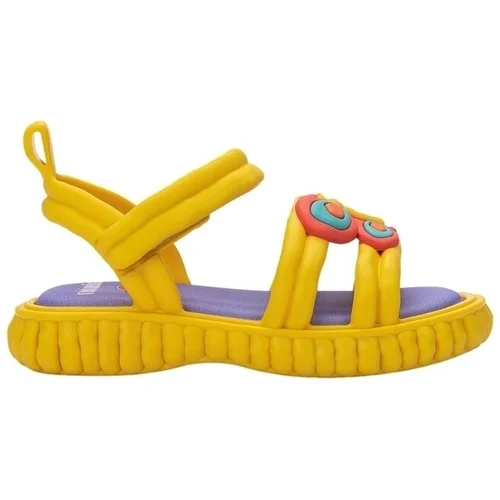 Melissa Sandali & Odprti čevlji MINI Baby Create + Play Doh Sandals - Yellow/Purple Večbarvna