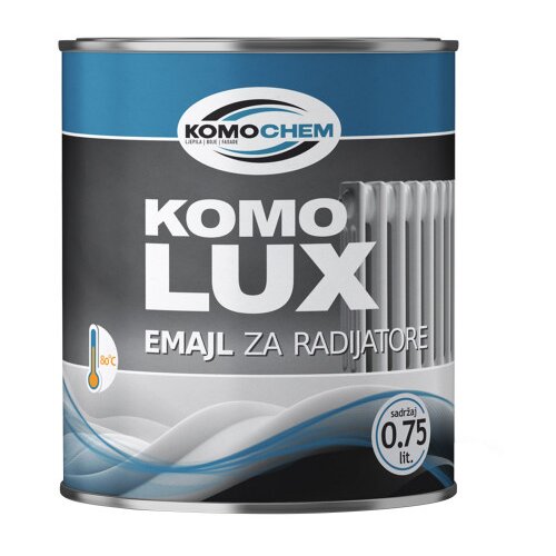 KOMOCHEM Boja emajl lak za radijatore KOMOLUX 0,75l 7290 Slike