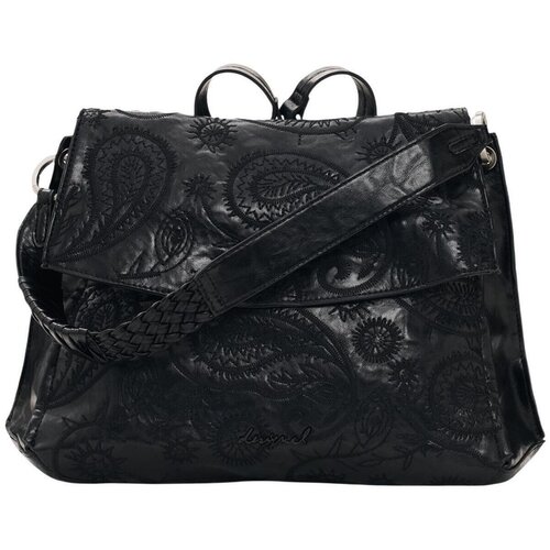 Desigual Nahrbtniki BAG_SIROCO POSADAS BLACK 26WAKP27 Črna Cene