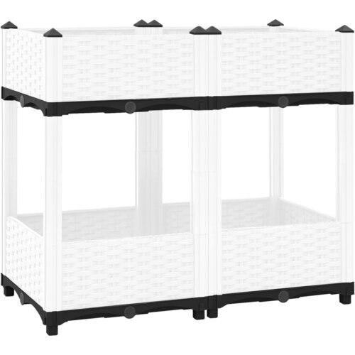 vidaXL Visoka greda 80x40x71 cm polipropilen Cene