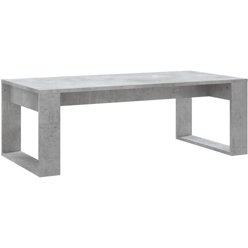 Maison Chic Klubska mizica - kavna mizica - Nizka mizica betonsko siva 102x50x35 cm inženirski les, (21754892) Cene