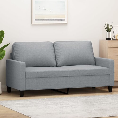  Dvosjed od tkanine svjetlosivi 140 cm Slike