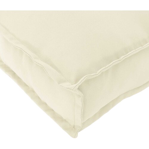  Jastuk Krema 60 x 60 x 12 cm Oxford tkanina Slike