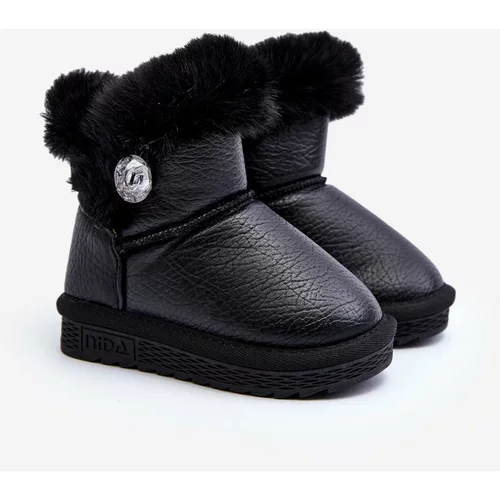 Kesi Black Bessie Insulated Snow Boots With Fur